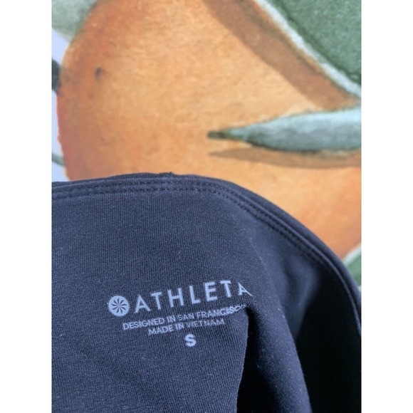 Athleta Womens Small Black Cropped Leggings - Picture 5 of 5